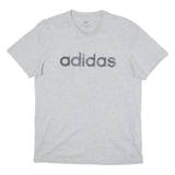 ADIDAS Mens T-Shirt Grey Crew Neck M