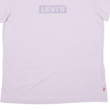 LEVI'S Mens T-Shirt Purple Crew Neck M
