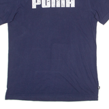 PUMA Mens T-Shirt Blue Crew Neck M