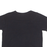 CHAMPION Womens T-Shirt Black Crew Neck S