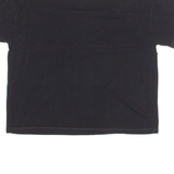 CHAMPION Womens T-Shirt Black Crew Neck S