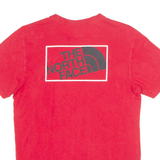 THE NORTH FACE Mens T-Shirt Red Crew Neck S