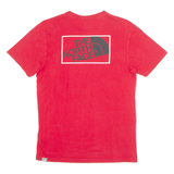 THE NORTH FACE Mens T-Shirt Red Crew Neck S