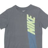 NIKE Athletic Cut Mens T-Shirt Grey Crew Neck S