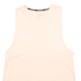 NIKE Womens Vest Orange Sleeveless Crew Neck S