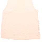 NIKE Womens Vest Orange Sleeveless Crew Neck S