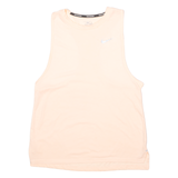 NIKE Womens Vest Orange Sleeveless Crew Neck S