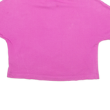 NIKE Womens T-Shirt Pink Crew Neck S