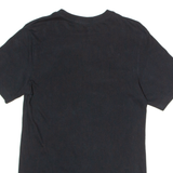 NIKE Mens T-Shirt Black Crew Neck S