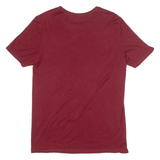 NIKE Just Do It. Athletic Cut Mens T-Shirt Red Crew Neck M