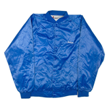 CARDINAL Mens Bomber Jacket Blue Nylon USA L