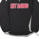 MAJESTIC Mens Pullover Jacket Black S