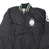 BUSH KELLER CO Mens Pullover Jacket Black Nylon XL