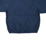 MAJESTIC Short Sleeve Softball Mens Pullover Jacket Blue USA XL