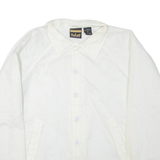 AUBURN Mens Shell Jacket White Nylon L