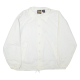 AUBURN Mens Shell Jacket White Nylon L
