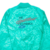 WEST ARK Heartbeat Of America Mens Bomber Jacket Green Nylon USA S