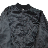 PLA-JAC Mens Bomber Jacket Black USA S