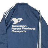 BIRDIE Mens Shell Jacket Blue Nylon USA L
