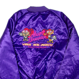 PRO-FIT Indiana Mens Bomber Jacket Purple Nylon USA XL