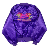 PRO-FIT Indiana Mens Bomber Jacket Purple Nylon USA XL