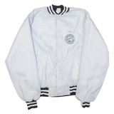 Frankfort Mens Bomber Jacket Grey Nylon USA XL