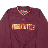 NIKE Virginia Tech Mens Pullover Jacket Purple USA M
