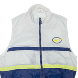 NIKE Womens Gilet Grey Nylon Colourblock L