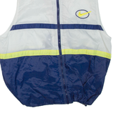 NIKE Womens Gilet Grey Nylon Colourblock L