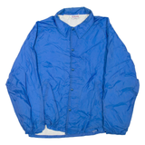THE WARM UP Mens Jacket Blue Nylon XL