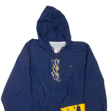 LEGENDS Mens Pullover Jacket Blue Nylon USA Hooded M