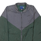DUCKSTER Mens Track Jacket Green Nylon M