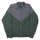 DUCKSTER Mens Track Jacket Green Nylon M