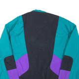 HEAD SPORTSWEAR Mens Track Jacket Blue Nylon Colourblock L