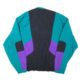 HEAD SPORTSWEAR Mens Track Jacket Blue Nylon Colourblock L
