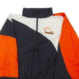 UNIQUE SALES Marshfield Volleyball Mens Shell Jacket Orange Nylon Colourblock L