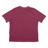 NIKE Mens T-Shirt Maroon XS
