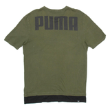 PUMA Mens T-Shirt Green S