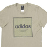 ADIDAS Mens T-Shirt Green S