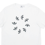 ADIDAS Womens T-Shirt White UK 8