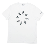 ADIDAS Womens T-Shirt White UK 8