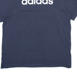 ADIDAS Mens T-Shirt Blue L
