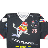 OCHSNER HOCKEY Mens Jersey Black Long Sleeve USA V-Neck S