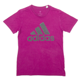 ADIDAS Womens T-Shirt Purple XS