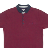 DIESEL Mens Polo Shirt Maroon XL