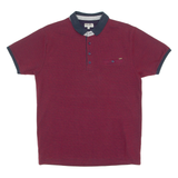 DIESEL Mens Polo Shirt Maroon XL
