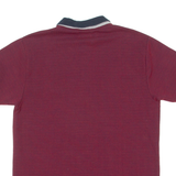 DIESEL Mens Polo Shirt Maroon XL