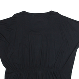 DKNY Jeans Oversized Womens Vest Black Sleeveless M