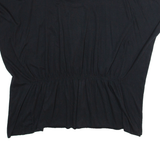 DKNY Jeans Oversized Womens Vest Black Sleeveless M