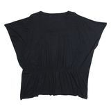 DKNY Jeans Oversized Womens Vest Black Sleeveless M